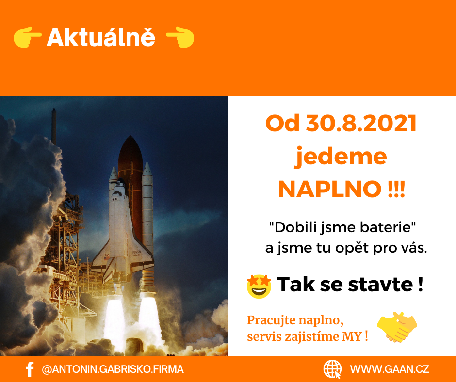 Po dovolené – opět v plné síle Jsme na vás opět připraveni